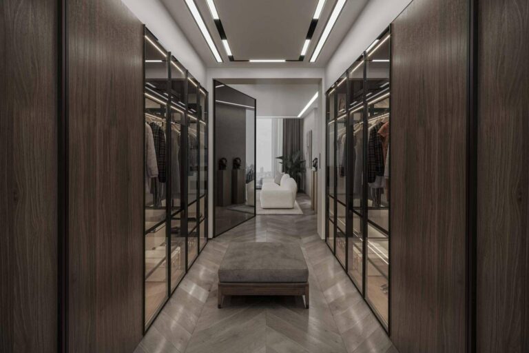 Vestidores con compartimentos secretos y estancias ocultas para guardar cosas de valor, en PortobelloStreet.es