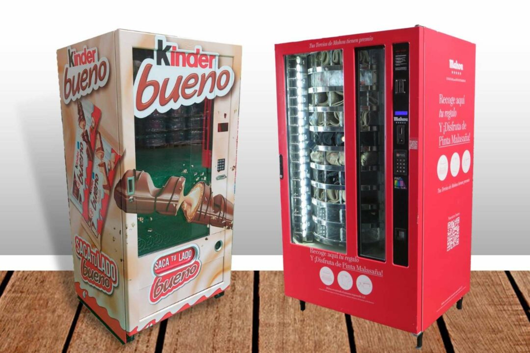 Las máquinas vending personalizadas como estrategia de marketing para empresas que ofrece C&B