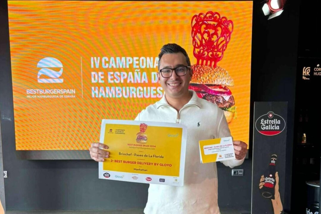 La segunda mejor hamburguesa delivery de España es Briochef