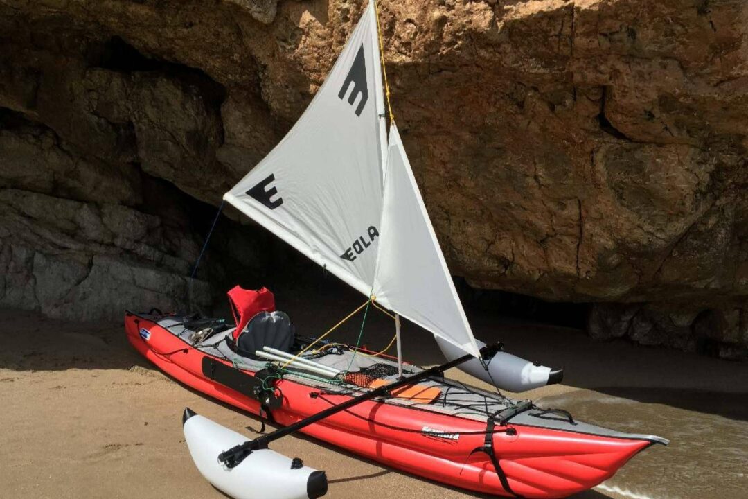 El nuevo sistema de vela para kayak y paddle surf de EOLA