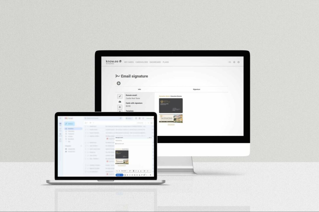 Gestionar las firmas de correo y maximizar el impacto de los correos empresariales en un solo lugar, con Know.ee