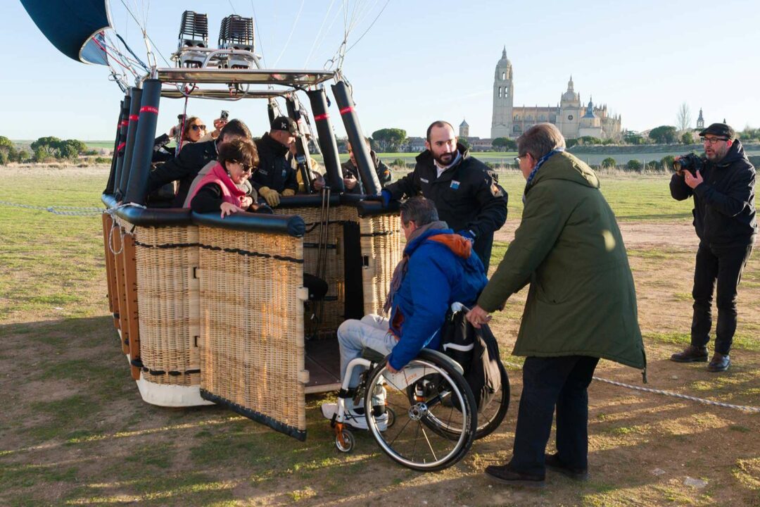 Viajar en Globo, pionera en vuelos en globo aerostático para personas con movilidad reducida