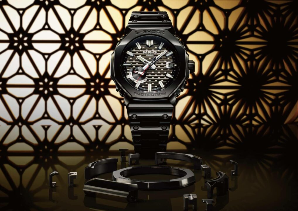 G-SHOCK Lanzará un MR-G con esfera inspirada en la belleza funcional de la carpintería Kigumi