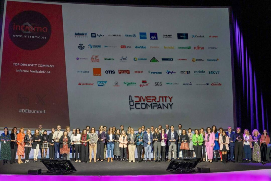 Certificación TOP DIVERSITY COMPANY de INTRAMA; las 50 Empresas Líderes en Diversidad, Equidad e Inclusión