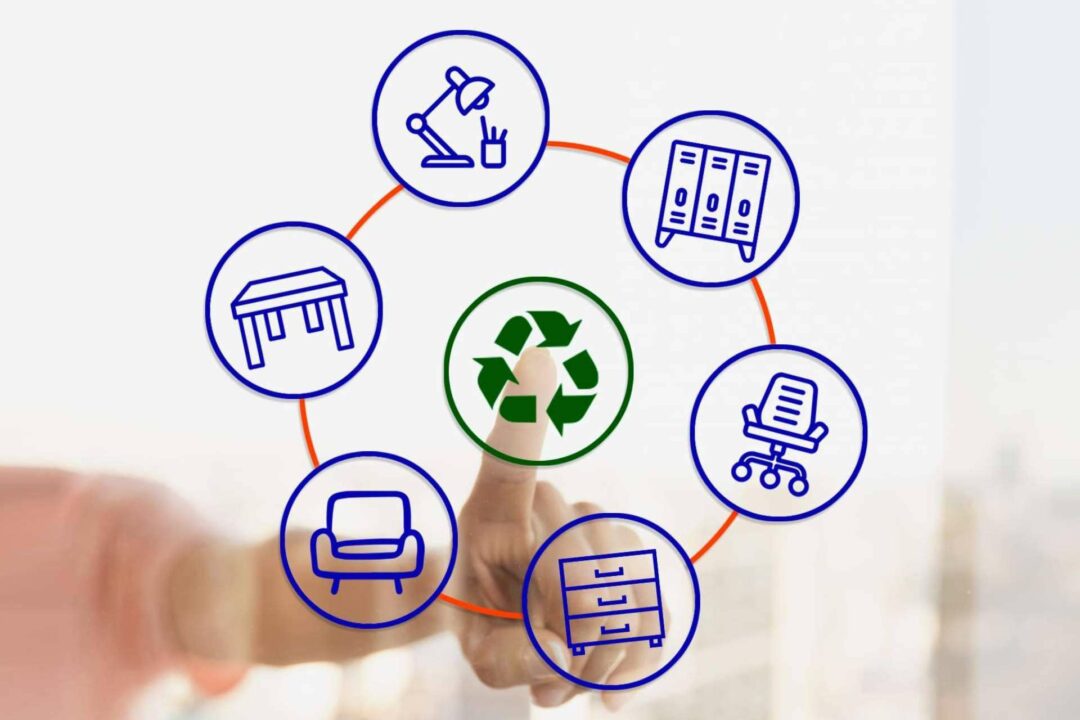 Mercaoficina detalla las ventajas del mobiliario reacondicionado para amueblar una oficina
