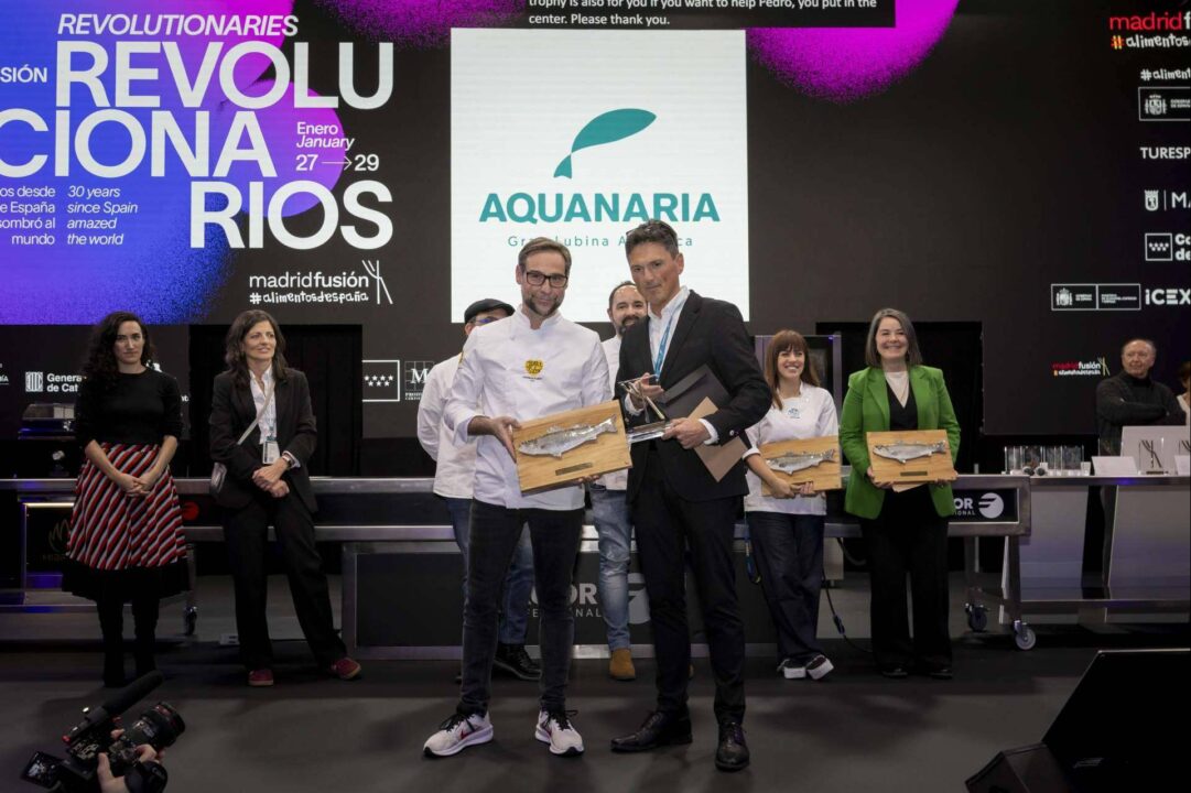 El chef Miguel Ángel de la Cruz ganador del Premio Revelación Sostenibilidad Madrid Fusión Aquanaria