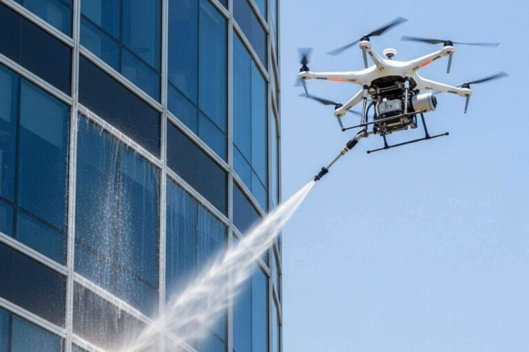Galvañ Lacados lleva la limpieza con drones al icónico Roig Arena de Valencia