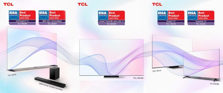 TCL domina en los EISA Awards 2025 con cinco galardones