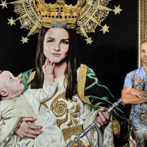 Christian Escobar Chrispapita devela obra en la Concatedral de Alicante en honor a la Virgen del Remedio