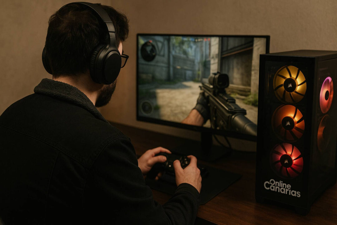 Colaboración entre Nate Gentile y Online Canarias para acercar el gaming profesional a Canarias