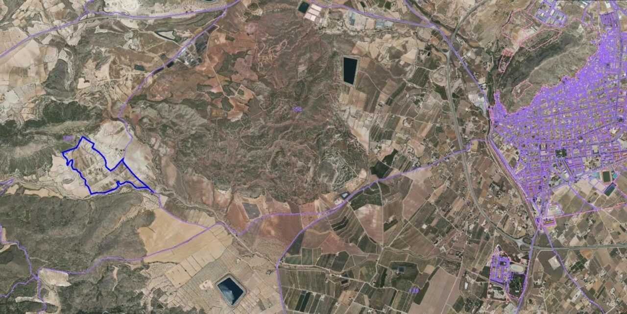 A subasta un solar urbanizable de 187.400 m2, en Jumilla, por más de 3 millones de euros