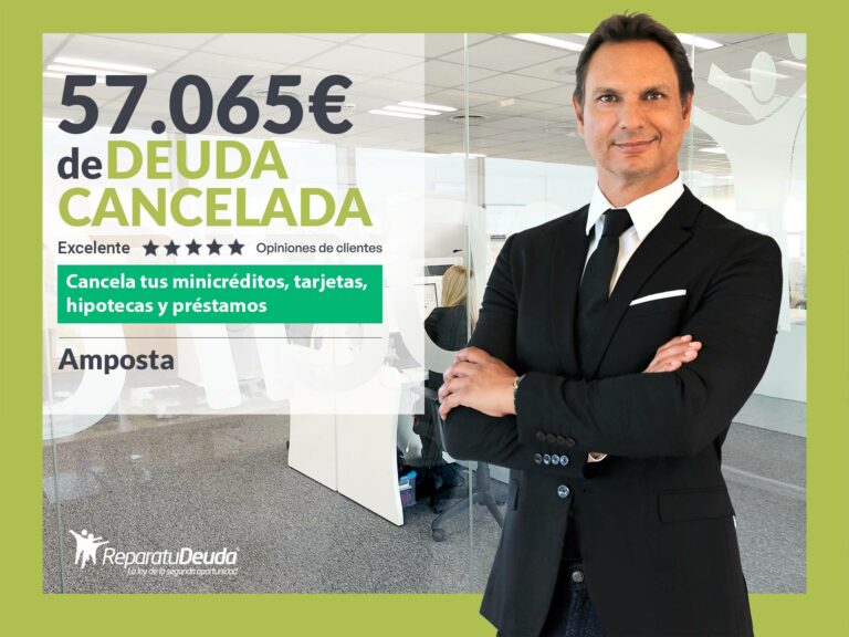 Repara tu Deuda Abogados cancela 57.065 € en Amposta (Tarragona) con la Ley de Segunda Oportunidad