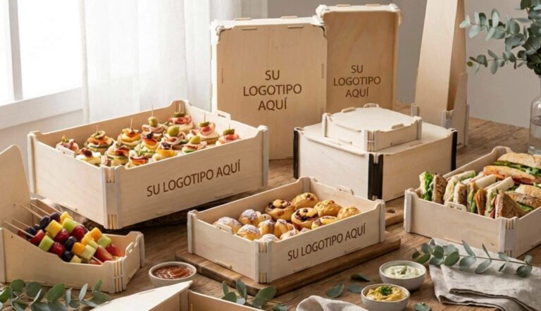 Packaging personalizado para catering; funcionalidad, estética y marca en un solo producto