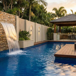 Warmpool presenta sus cascadas acrílicas como solución estética y funcional para proyectos de piscina