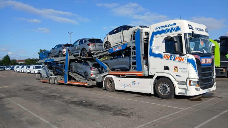Orvipal lidera el transporte nacional e internacional de vehículos con servicios personalizados y control GPS