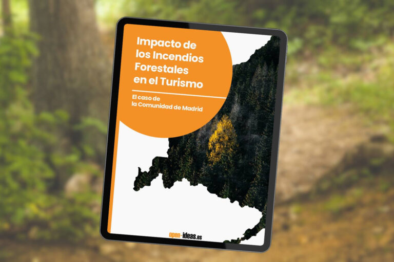 Un informe de Open-Ideas y Discomon advierte sobre el impacto de los incendios forestales en la competitividad turística
