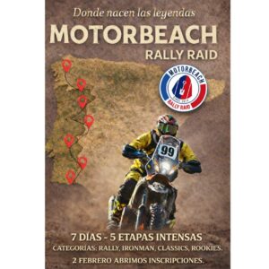 Motorbeach Raid 2026 combina motos off road, aventura y resistencia en un evento por etapas