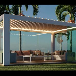 Pérgolas bioclimáticas en Asturias; diseño, confort y control solar todo el año