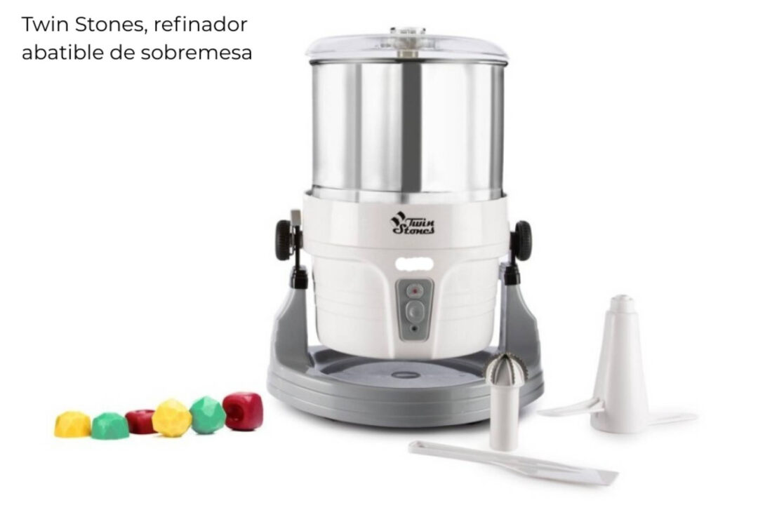 GrupoHoreca presenta la nueva versión del refinador Twin Stones para chocolate y cremas artesanales