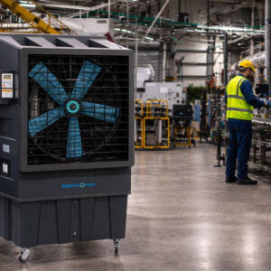 Climatización portátil sin instalación para empresas industriales con Esencial Cool