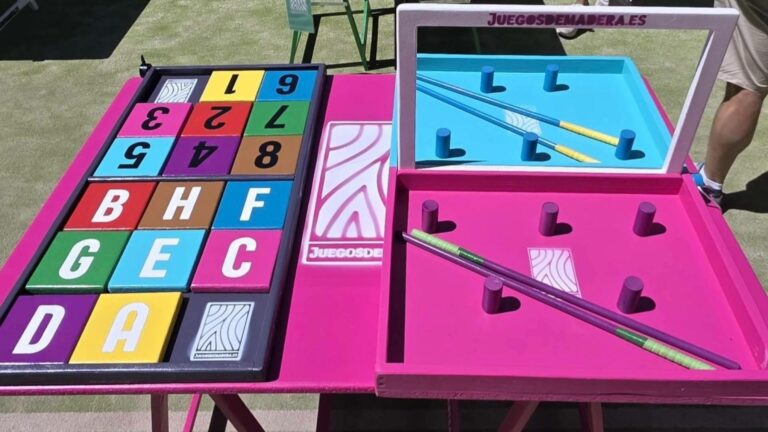 Eventos con alma; El auge de los juegos de madera artesanales en la era digital