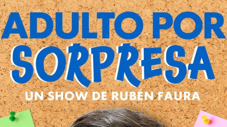 'Adulto por sorpresa', una mirada cómica a la vida adulta de la mano de Rubén Faura