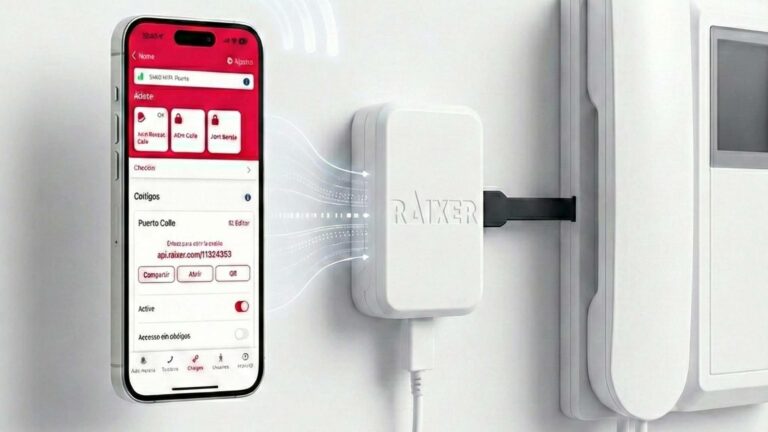 Cualquier puerta puede convertirse en un acceso inteligente y conectado con Raixer