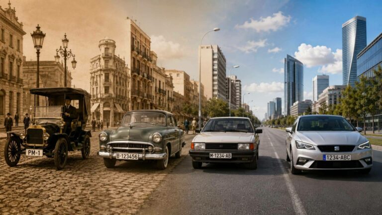 Matrículas de coche en España; más de un siglo de historia sobre ruedas