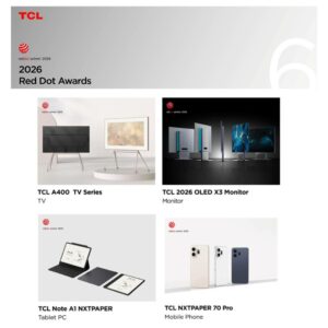 TCL se corona en el diseño internacional con 11 galardones en los premios iF Design Awards y Red Dot Design