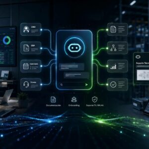Asistentes IA para empresas; apoyo operativo para equipos internos, comerciales y técnicos