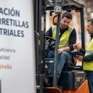La formación online para carretilleros gana relevancia bajo el respaldo de la normativa española