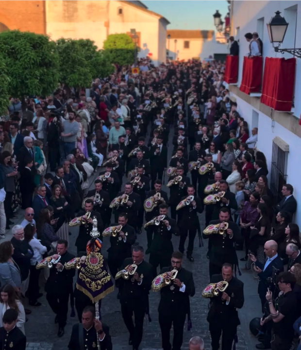 La banda del Nazareno de Sanlúcar sonará tras el Cristo del Perdón en Alcalá