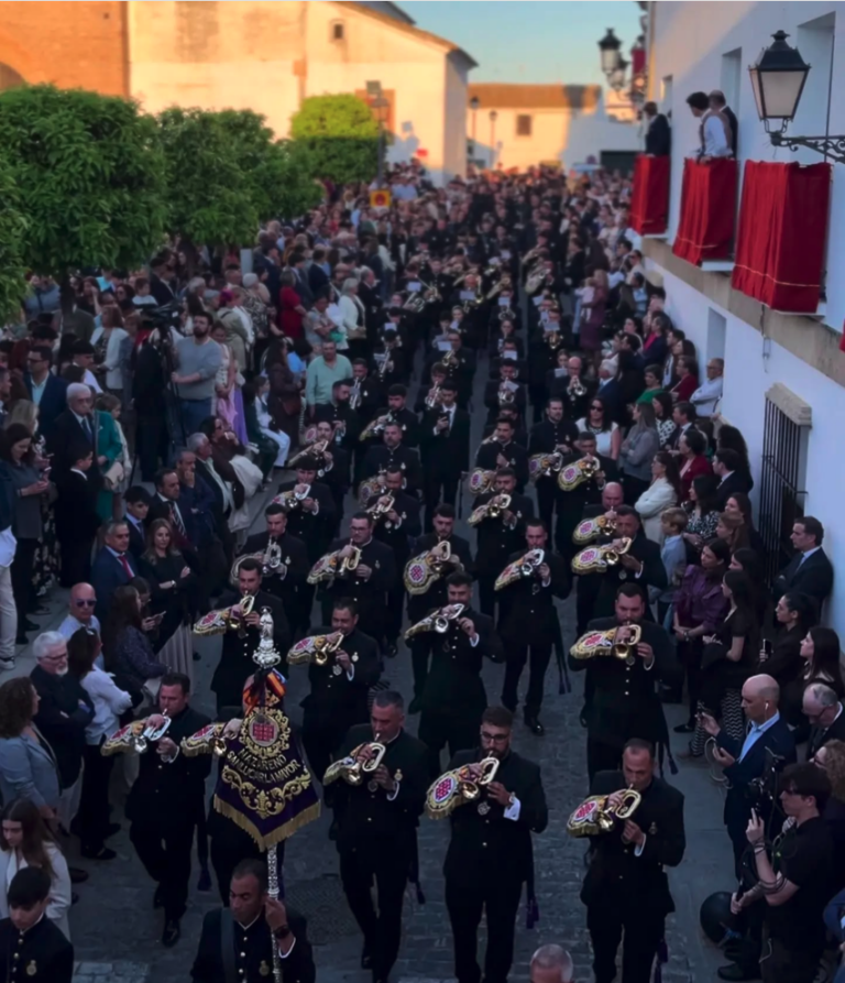 La banda del Nazareno de Sanlúcar sonará tras el Cristo del Perdón en Alcalá