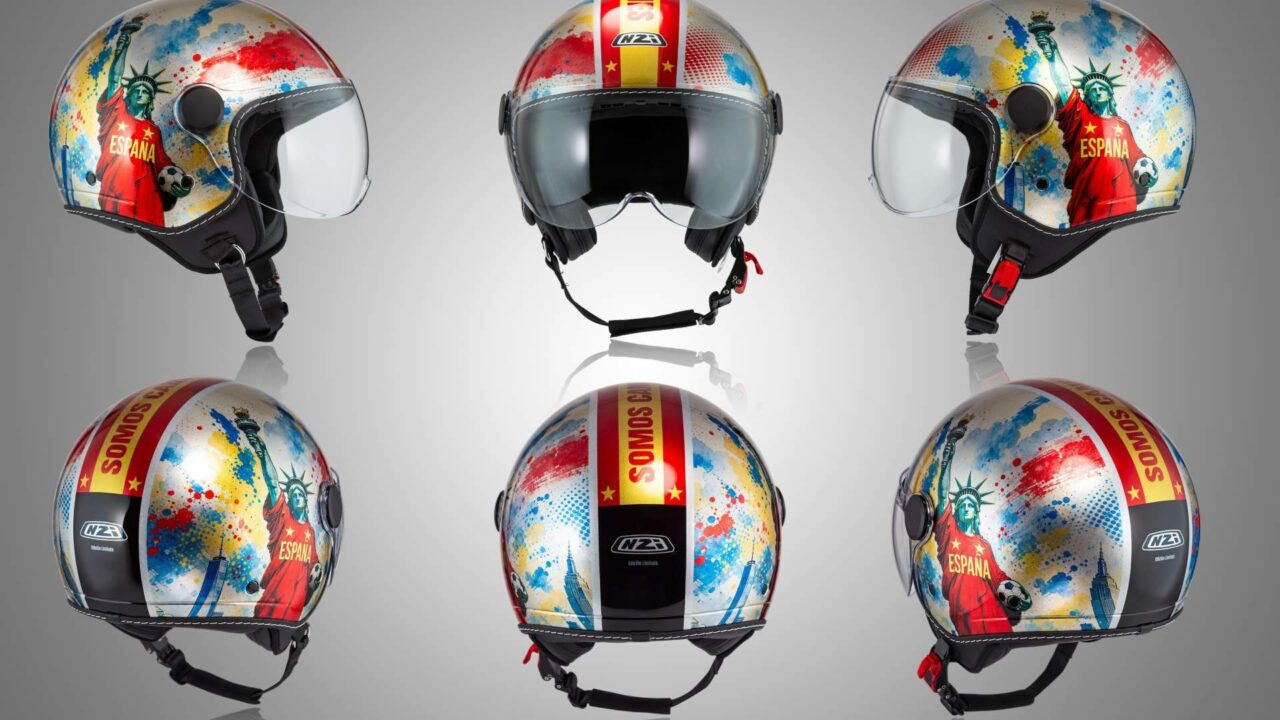 NZI celebra la victoria de España en el Mundial con una edición limitada de su casco jet ART