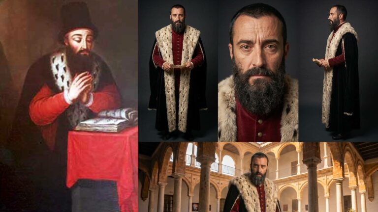 De un retablo del siglo XVII a un anuncio con IA; así ha revivido Osuna al fundador de su universidad