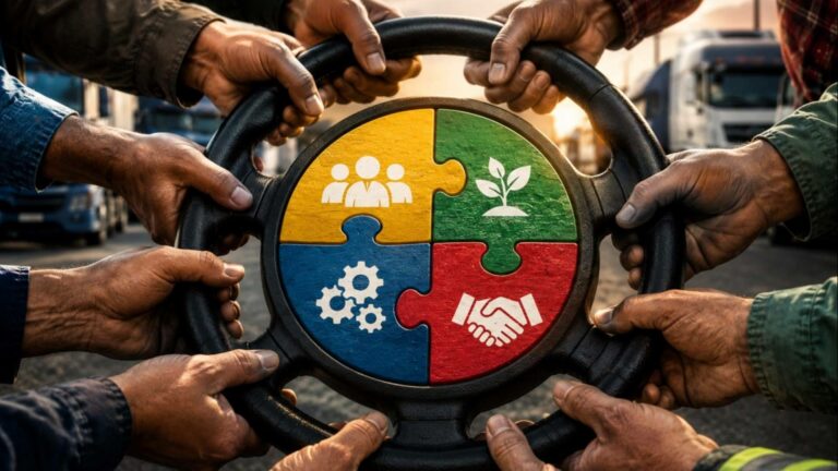 La importancia de la cooperativa de transportes para impulsar la economía circular y la autonomía del transportista