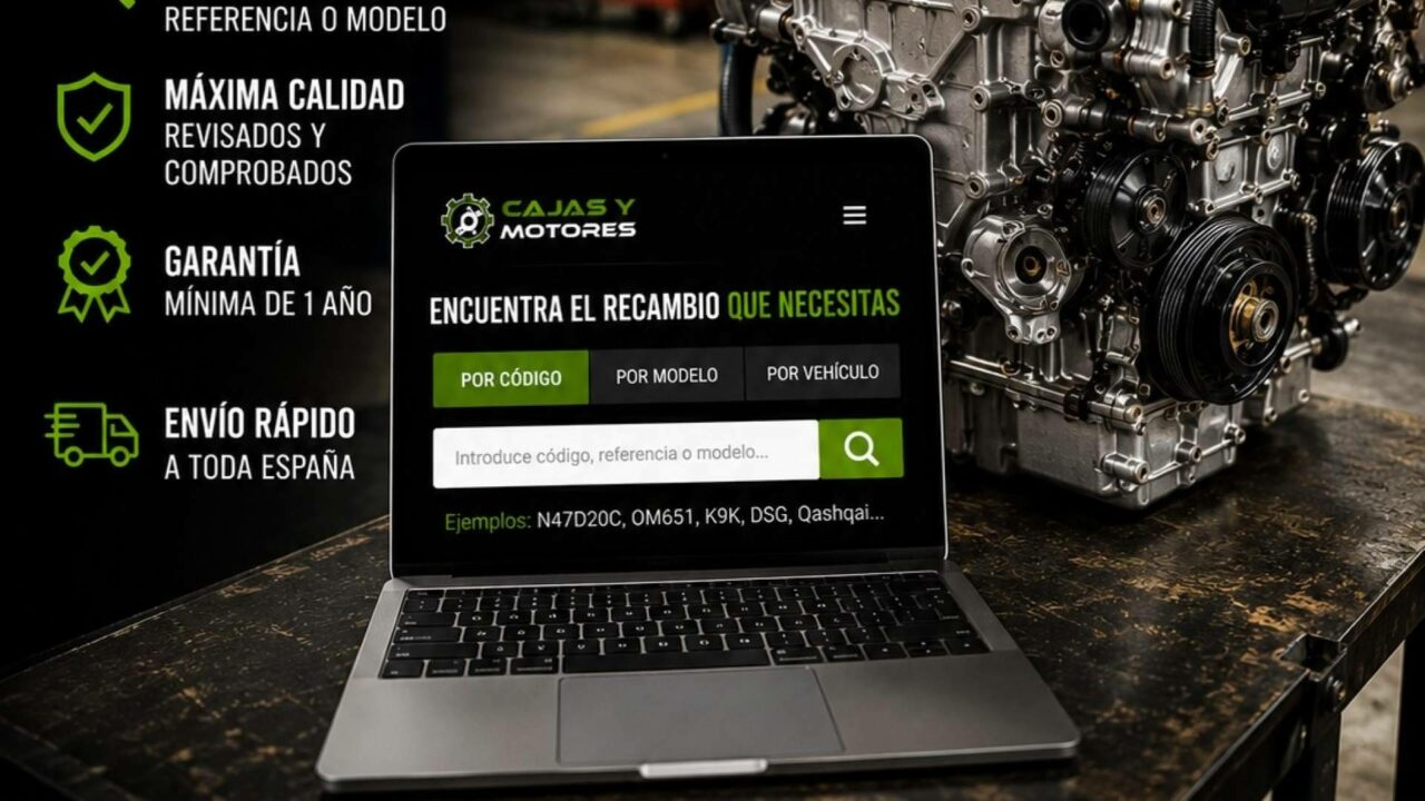 CajasyMotores.es, del grupo Ecorecambios Parts, impulsa su expansión con el objetivo de liderar el mercado online de motores y cajas de cambio en España y Europa
