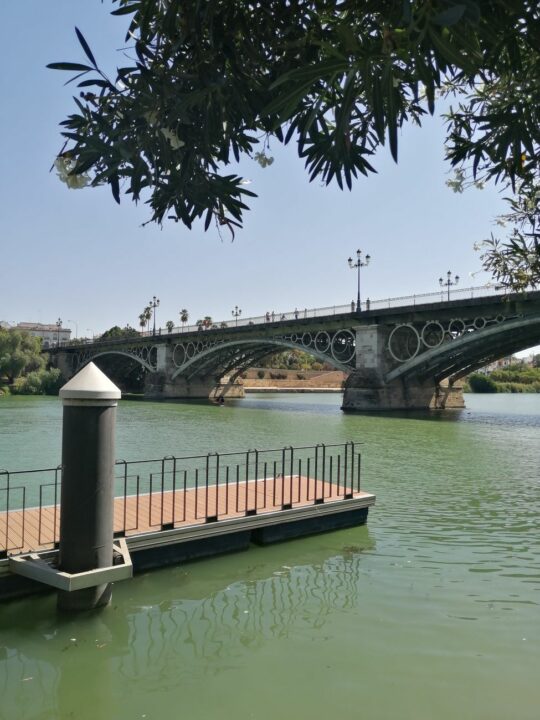 Las normas impiden bañarse en el río Guadalquivir a su paso por Sevilla
