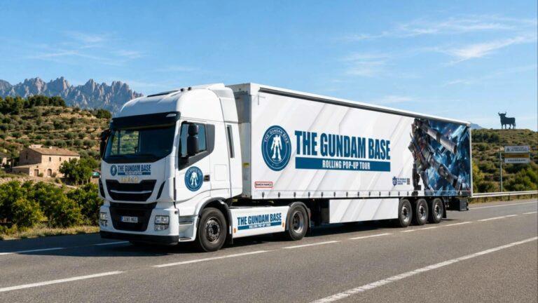 The Gundam Base Rolling Pop-Up Tour llega a España para acercar el universo Gundam a todos los fans