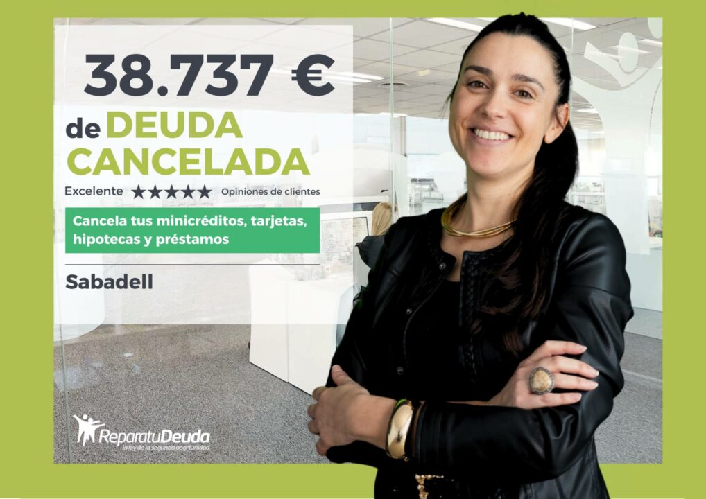 La Ley de Segunda Oportunidad abre una nueva etapa en Sabadell; Repara tu Deuda Abogados resuelve un caso de 38.737 €