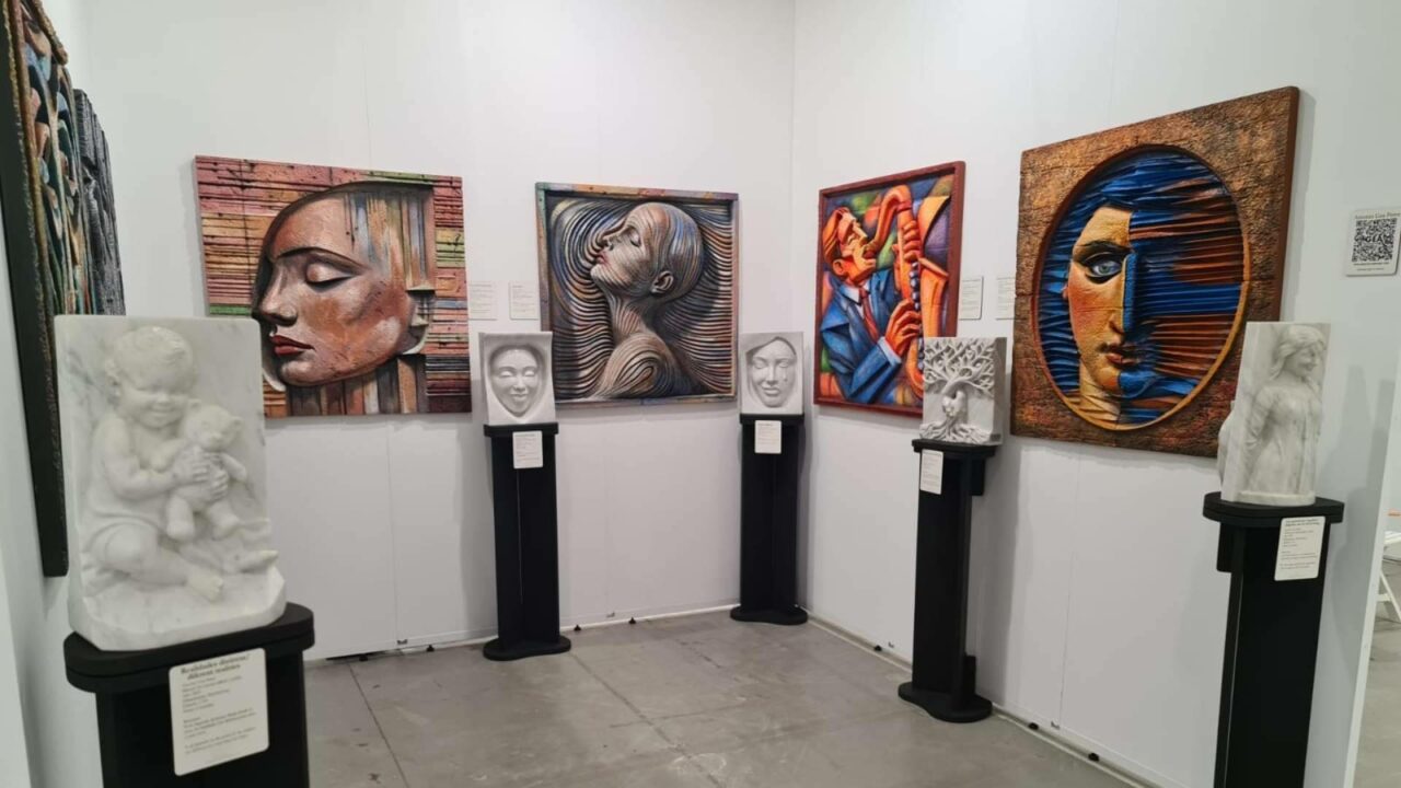 El arte volumétrico de Antonio Gea Pérez protagoniza su paso por Art World Marbella 2026