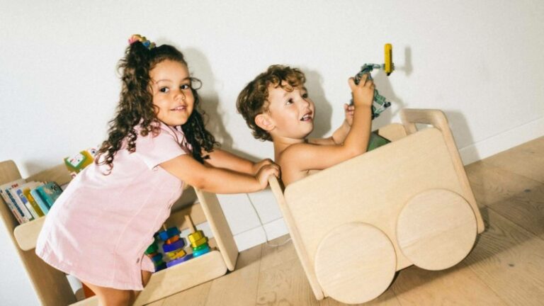 Muebles de diseño para hogares con niños
