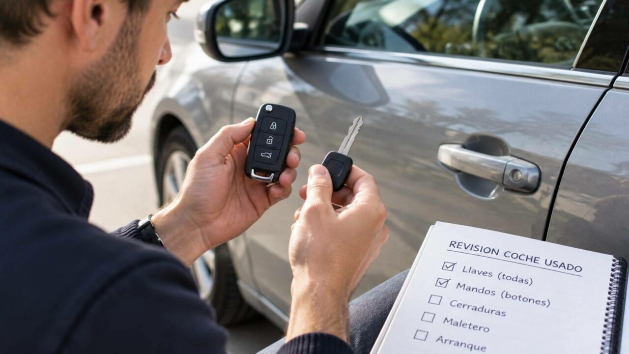 Comprar un coche de segunda mano, las llaves y cerraduras que conviene comprobar