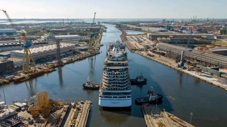 Oceania Cruises alcanza un nuevo hito en la construcción de Oceania Sonata, el primero de su nueva clase
