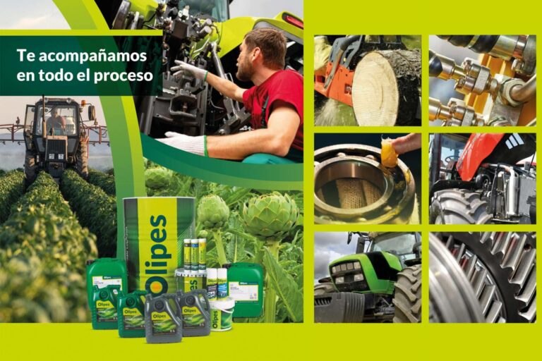 Olipes, fabricación de aceites y grasas lubricantes para maquinaria agrícola