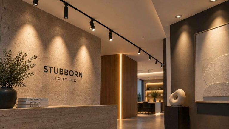 Stubborn Lighting, la iluminación técnica se convierte en parte de la arquitectura