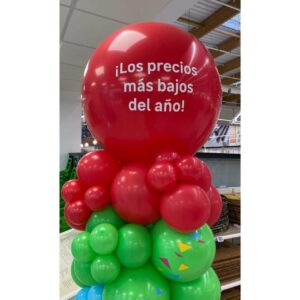 Globos publicitarios serigrafiados con envío a toda España