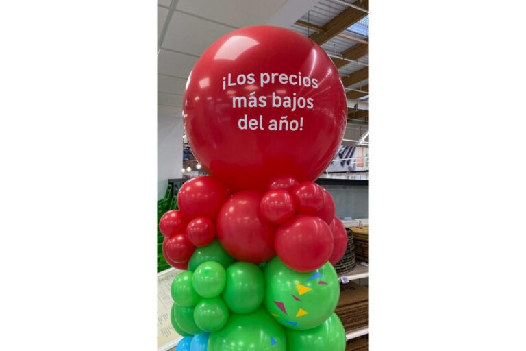 Globos publicitarios serigrafiados con envío a toda España