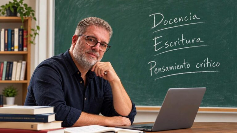 Juanjo Valero une docencia, escritura y pensamiento crítico para pensar la educación desde dentro