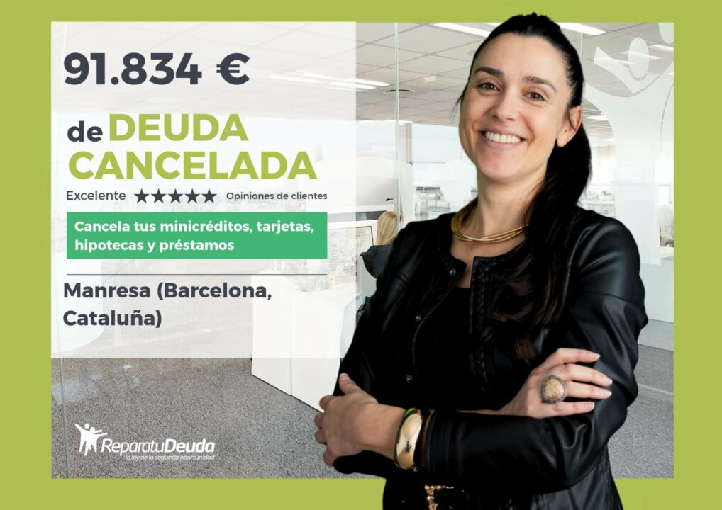 Un divorciado se libera de 91.834 euros en Manresa (Barcelona, Cataluña) con Repara tu Deuda Abogados y la Ley de Segunda Oportunidad